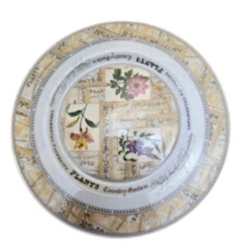 Royal Worchester Country Garden Bone China‎ Plate Floral Botanical
